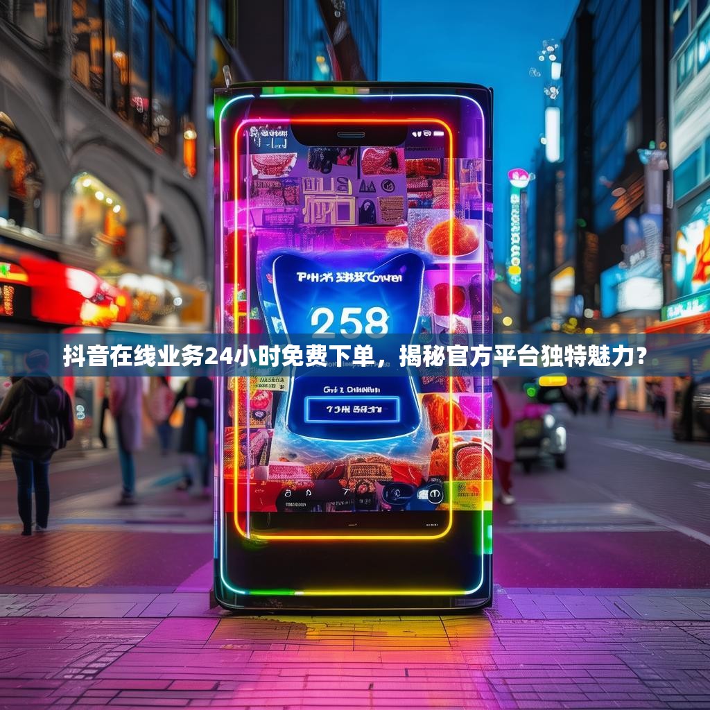 抖音在线业务24小时免费下单，揭秘官方平台独特魅力？